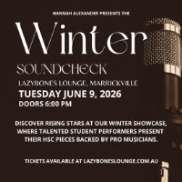 Lvl 1 - Winter Soundcheck live at Lazybones Lounge Restaurant & Bar - Concert poster