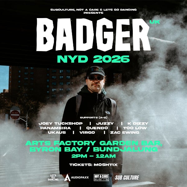 Badger - Arts Factory Garden Bar, Byron Bay