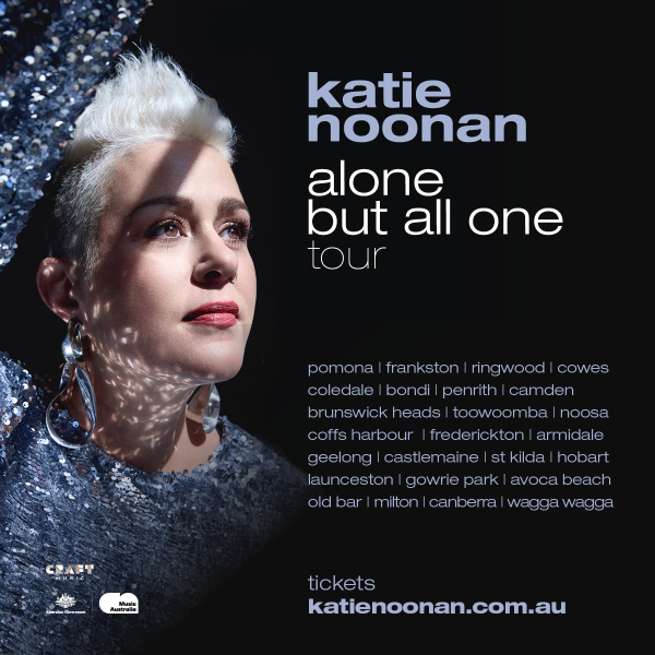KATIE NOONAN: Alone but all one live at Armidale Playhouse - Concert poster