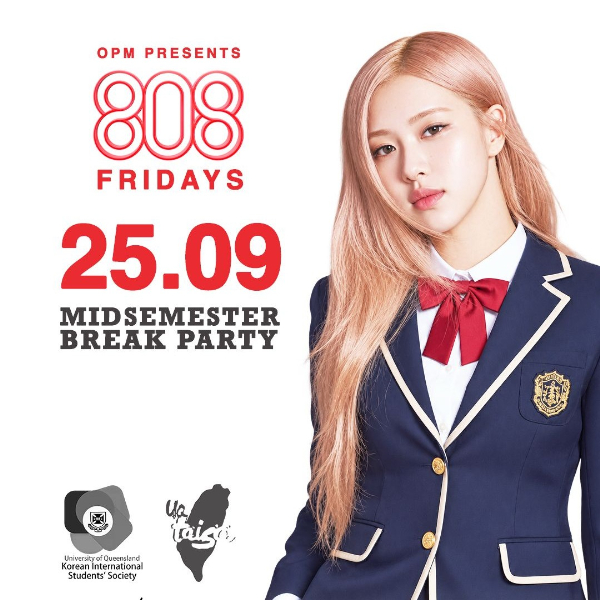 OPM presents 808 Mid Semester Break party 25.09.26 live at The Tax Office - Concert poster