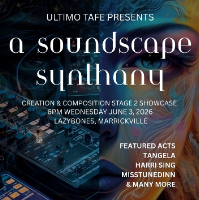 Ultimo TAFE Music Showcase - Wed 3 June live at Lazybones Lounge Restaurant & Bar - Concert poster