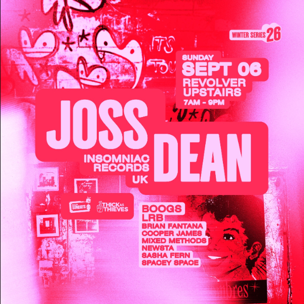 Joss Dean (UK) | Winter Series pres. by Thick as Thieves live at Revolver Upstairs - Concert poster