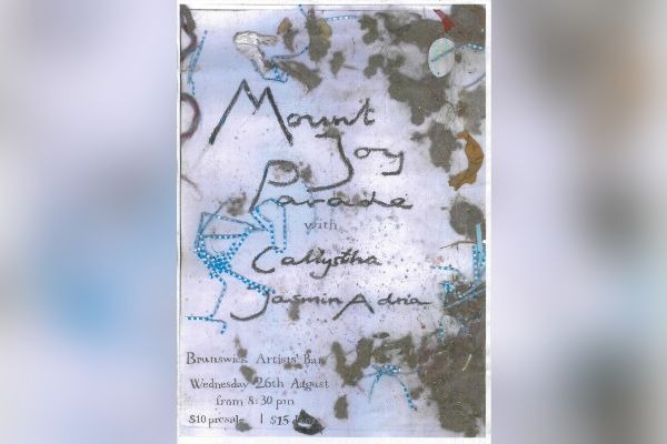 MOUNTJOY PARADE / JASMIN ADRIA / CALLYSTHA live at Brunswick Ballroom - Concert poster