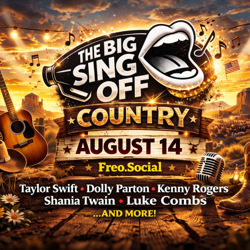 The Big Sing Off: Country live at Freo.Social - Concert poster
