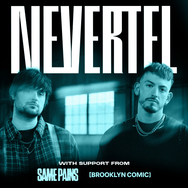 NEVERTEL (USA) - w/ Same Pains & Brooklyn Comic live at Dicey Riley's - Concert poster