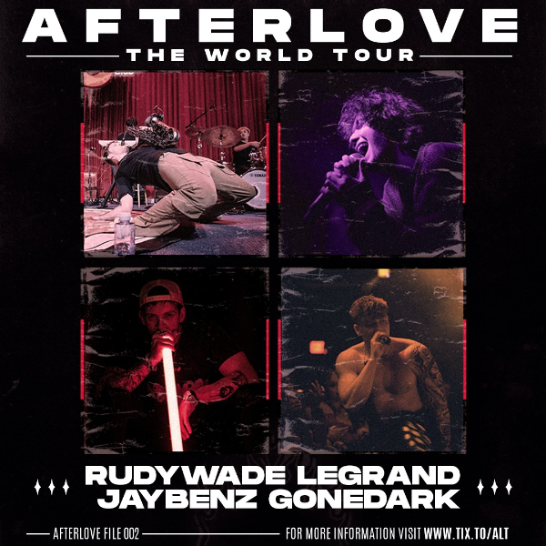 The Afterlove World Tour live at Oxford Art Factory - Concert poster