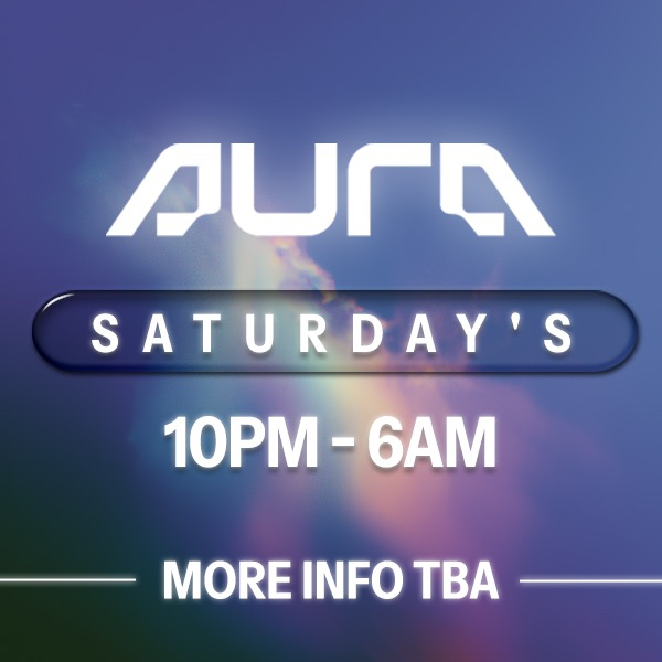 Aura Presents - Saturday May 16th live at Aura Nightclub in Sydney on May 16, 2026 - Concert poster