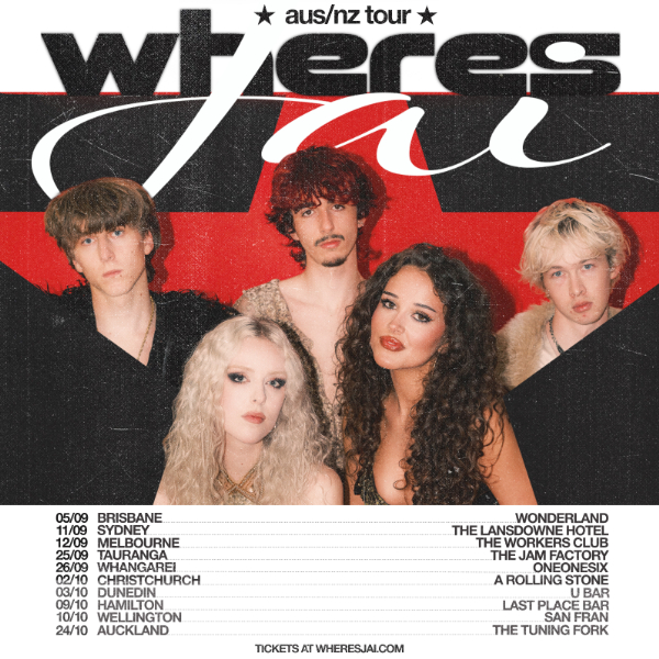 Where’s Jai aus/nz tour live at The Tuning Fork - Concert poster