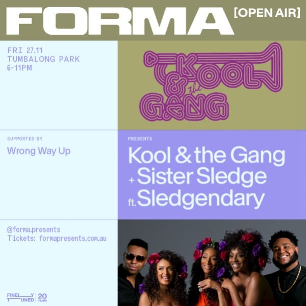FORMA: Kool & The Gang + Sister Sledge ft. Slegendary at Tumbalong Park