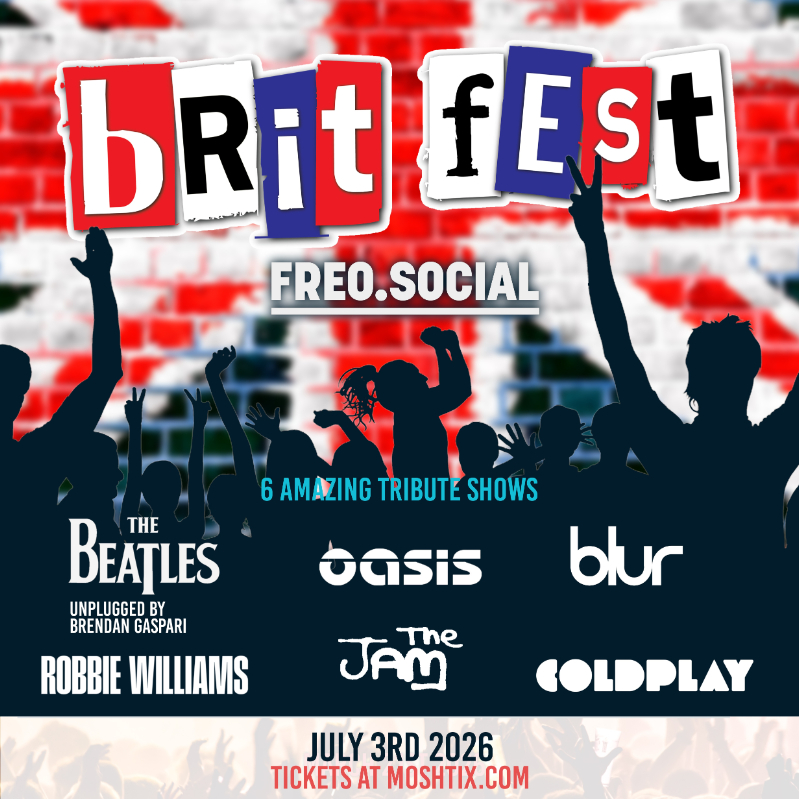 Brit Fest - Fremantle live at Freo.Social - Concert poster