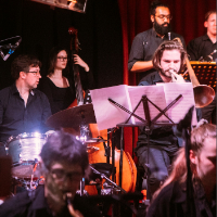 The Tuesday Night Jazz Orchestra - 10 Mar live at Lazybones Lounge Restaurant & Bar in Marrickville on March 10, 2026 - Concert poster