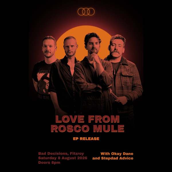 “Love From Rosco Mule” Release Show live at Bad Decisions Bar - Concert poster