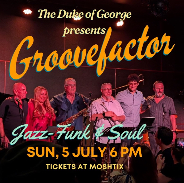 Groovefactor - Jazz, Funk & Soul live at The Duke of George - Concert poster