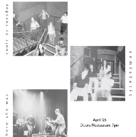 “Night Shift” ft Could be Tuesday + Whereshewas + Semistatic live at Lazybones Lounge Restaurant & Bar in Marrickville on April 15, 2026 - Concert poster