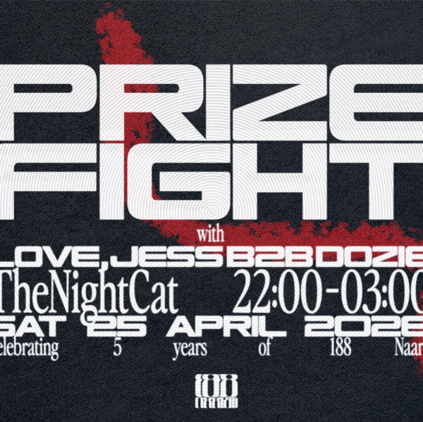 Prizefight live at The Night Cat in Melbourne on April 25, 2026 - Concert poster