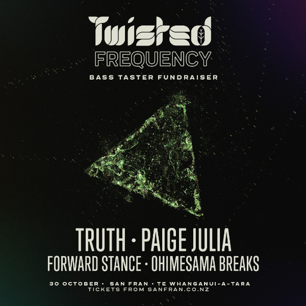 Twisted Frequency: Bass Taste Fundraiser live at San Fran - Concert poster