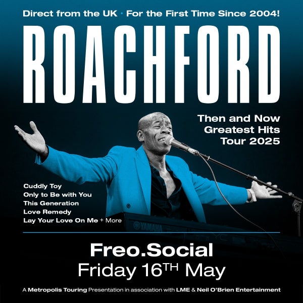 Roachford (UK) Then and Now Greatest Hits Tour 2025
