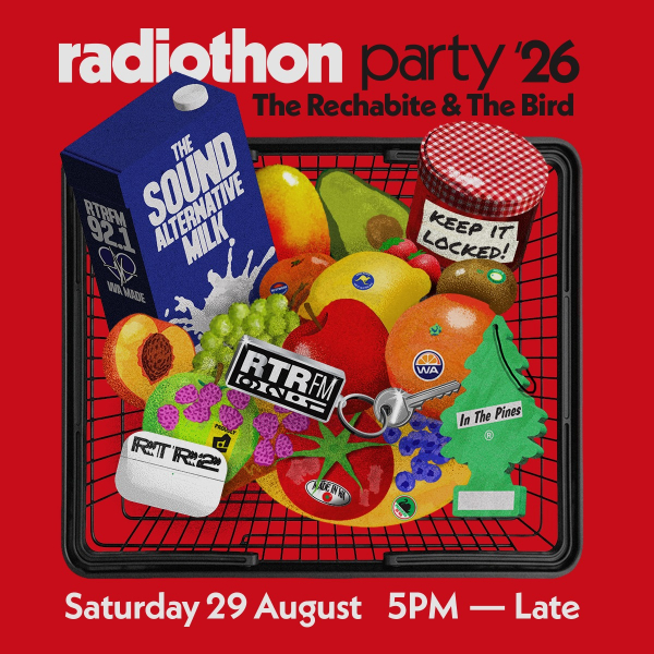 RTRFM Radiothon Party 2026 live at The Rechabite - Concert poster