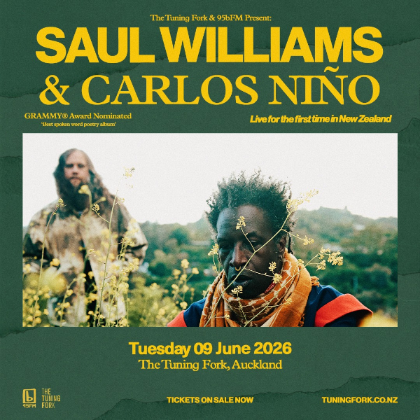Saul Williams meets Carlos Niño | Auckland live at The Tuning Fork - Concert poster