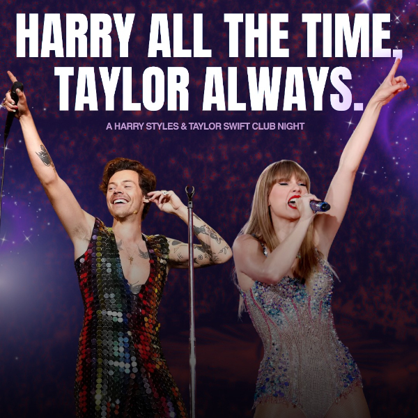 Harry All the Time, Taylor Always - A Harry Styles & Taylor Swift Club Night live at Oxford Art Factory in Sydney on April 10, 2026 - Concert poster