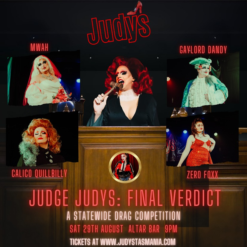 Judge Judy's: Final Verdict live at Altar Bar - Concert poster