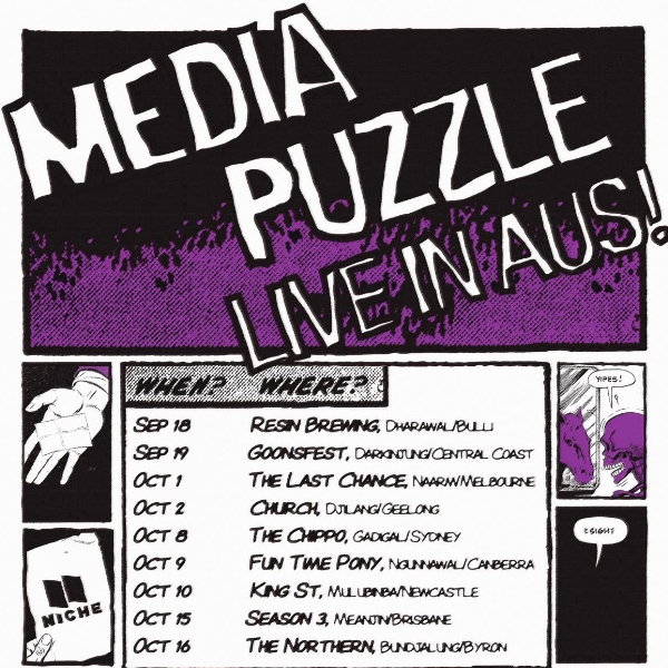 MEDIA PUZZLE - Free entry! live at The Northern - Concert poster