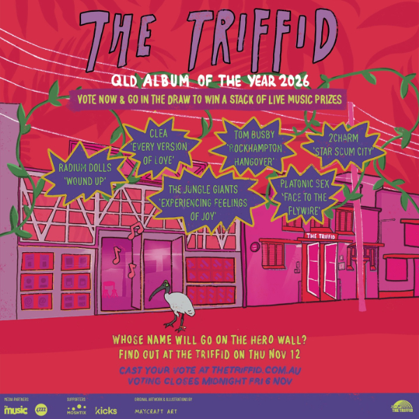 The Triffid’s Queensland Album of the Year (2026) live at The Triffid - Concert poster