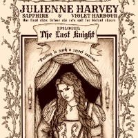 JULIENNE HARVEY Epilogue: The Last Knight + Violet Harbour + SAPPHIRE live at Lazybones Lounge Restaurant & Bar - Concert poster