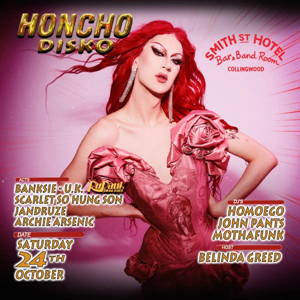 HONCHO DISKO live at A Smith St Basement - Concert poster