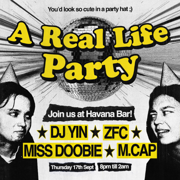 A Real Life Party live at Havana Bar - Concert poster