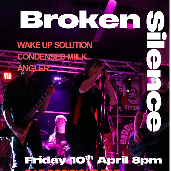 Breaking The Silence live at Bad Decisions Bar in Fitzroy on April 10, 2026 - Concert poster
