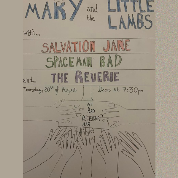 Mary and the Little Lambs are coming to Bad Decisions Bar live at Bad Decisions Bar - Concert poster