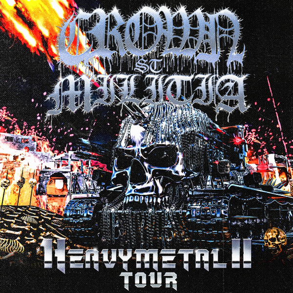 Crown St Militia - ‘Heavy Metal II’ EP Launch w/ Astrodeath // Caution // Brute | FREE ENTRY live at La La La's - Concert poster