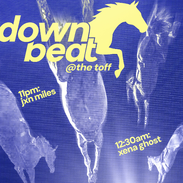 DOWNBEAT live at THE TOFF IN TOWN, MELBOURNE - Concert poster