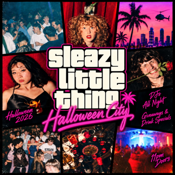SLEAZY LITTLE THING: HALLOWEEN CITY live at THE TOFF IN TOWN, MELBOURNE - Concert poster