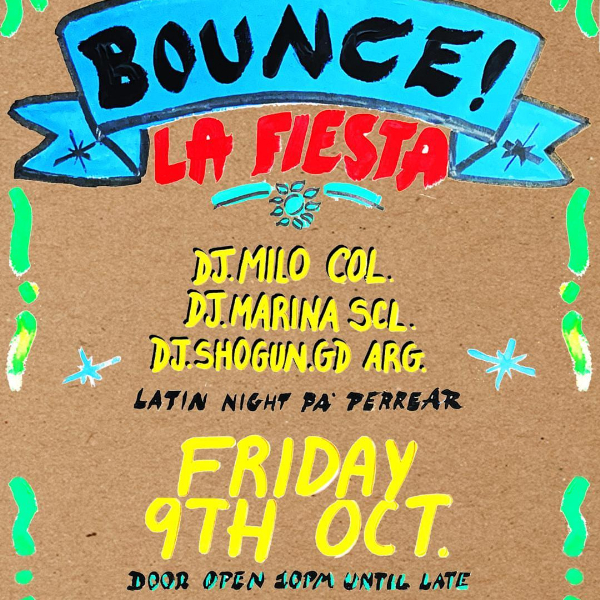 Bounce la Fiesta live at THE GRAND POOBAH, HOBART - Concert poster