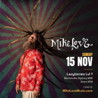 Lvl 1 - MIKE LOVE (Hawaii) solo headline show live at Lazybones Lounge Restaurant & Bar - Concert poster