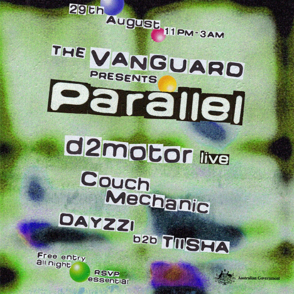 Parallel live at The Vanguard - Concert poster