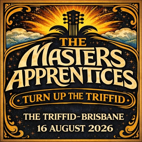 The Masters Apprentices – Turn Up The Triffid live at The Triffid - Concert poster