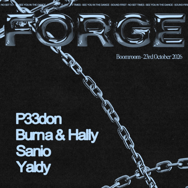 FORGE live at boomroom - Concert poster