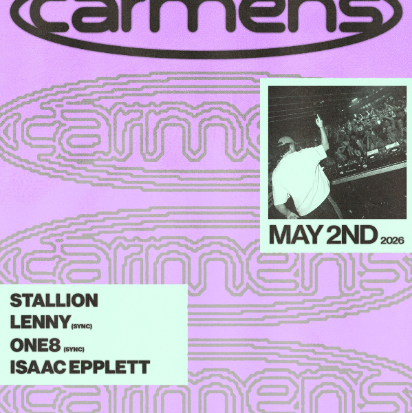 Carmens - May 2nd live at Carmens Nightclub in Miranda on May 02, 2026 - Concert poster
