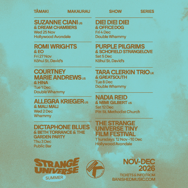 Strange Universe Summer | Patron Pass live at Multiple Venues (NZ) - Concert poster