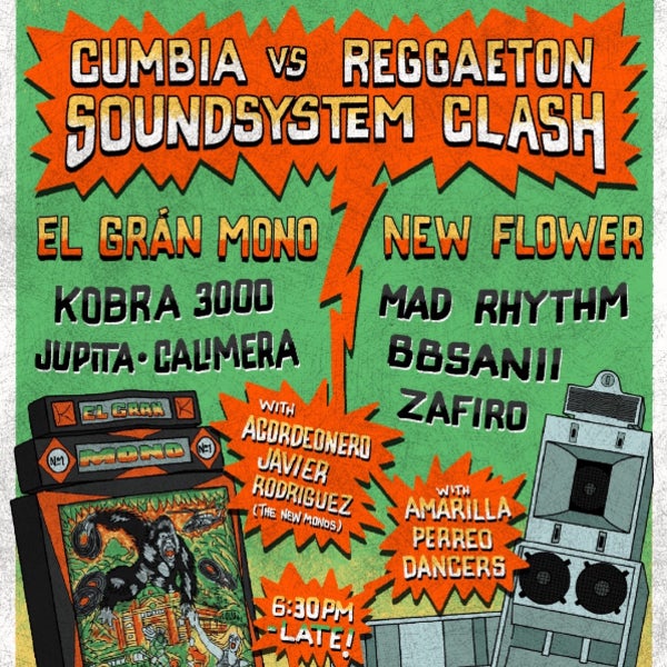 CUMBIA VS REGGAETON SOUND SYSTEM CLASH
