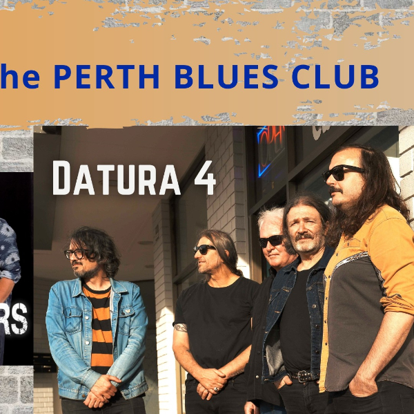 Blue City Wailers + Datura4 live at The Charles Hotel - Concert poster
