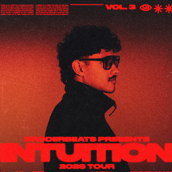 broderbeats Presents INTUITION Vol. 3 live at San Fran - Concert poster