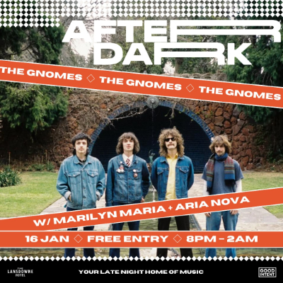 AFTER DARK W/ THE GNOMES, MARILYN MARIA + ARIA NOVA poster