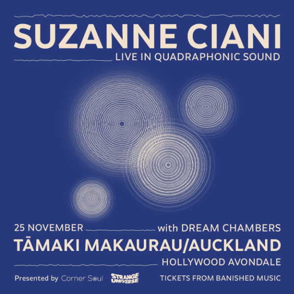 Suzanne Ciani + Dream Chambers live at The Hollywood Avondale - Concert poster