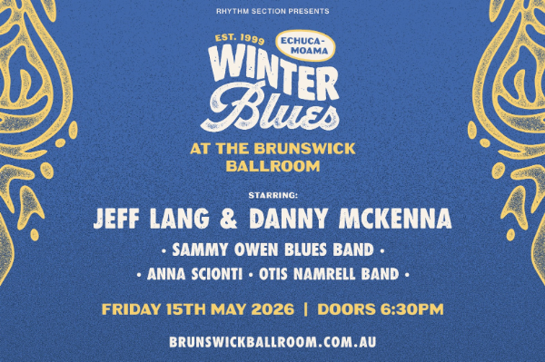 WINTER BLUES AT THE BALLROOM live at Brunswick Ballroom - Concert poster