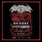 TO THE GRAVE 'NAIL AUSTRALIA TO THE WALLS' with NO CURE (USA), ALGOR MORTIS & BLOODMOUTH
