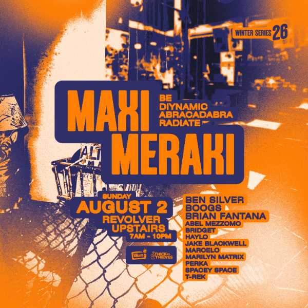 Maxi Meraki (BE) | Winter Series pres. by Thick as Thieves live at Revolver Upstairs - Concert poster